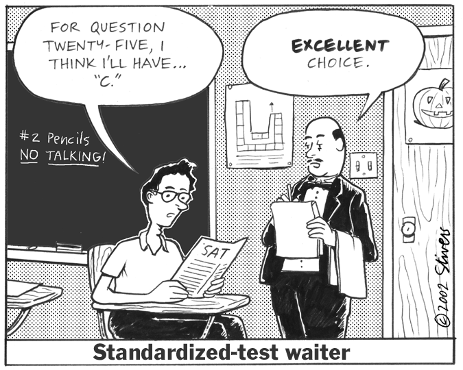 Essays over standardized testing
